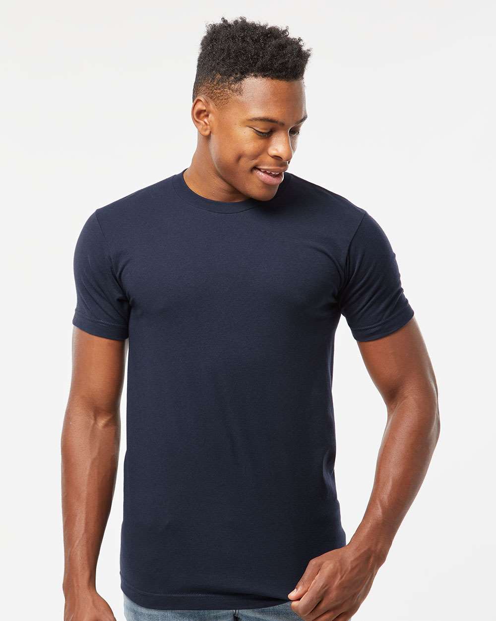 Tultex 202 Fine Jersey T-Shirt - Premium Ring-Spun Cotton Crew Neck Tee