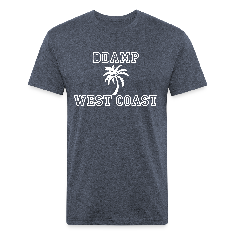 DDAMP West Coast Tees - heather navy