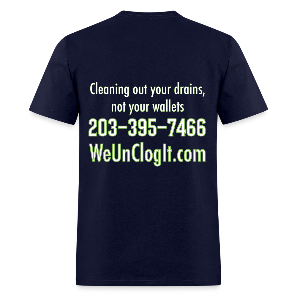 Un-Clog-It Next Level Apparel 6.5 oz Tee - navy
