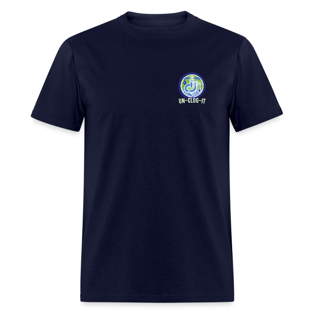Un-Clog-It Next Level Apparel 6.5 oz Tee - navy