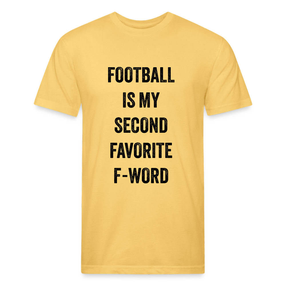 Football is my second favorite f-word - pastel yellow