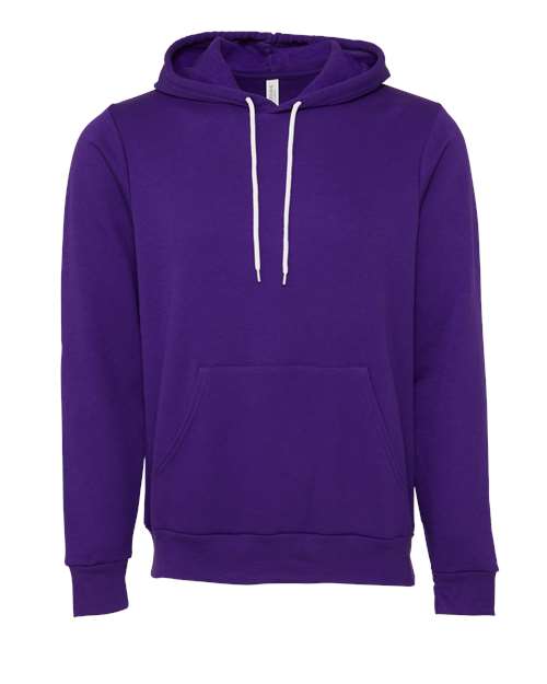 Bella+Canvas 3719 Unisex Sponge Fleece Hoodie — Premium Customizable Hoodie — Team Purple