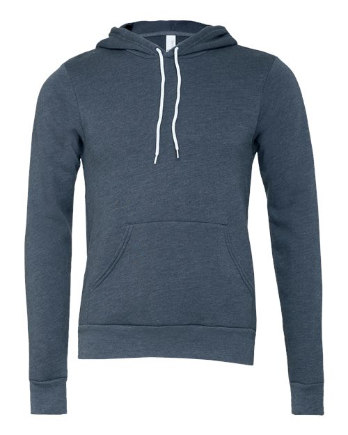 Bella+Canvas 3719 Unisex Sponge Fleece Hoodie — Premium Customizable Hoodie — Heather Mauve