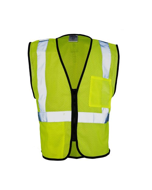 Kishigo - Double-Pocket Zippered Economy Class 2 Vest - 1537-1538