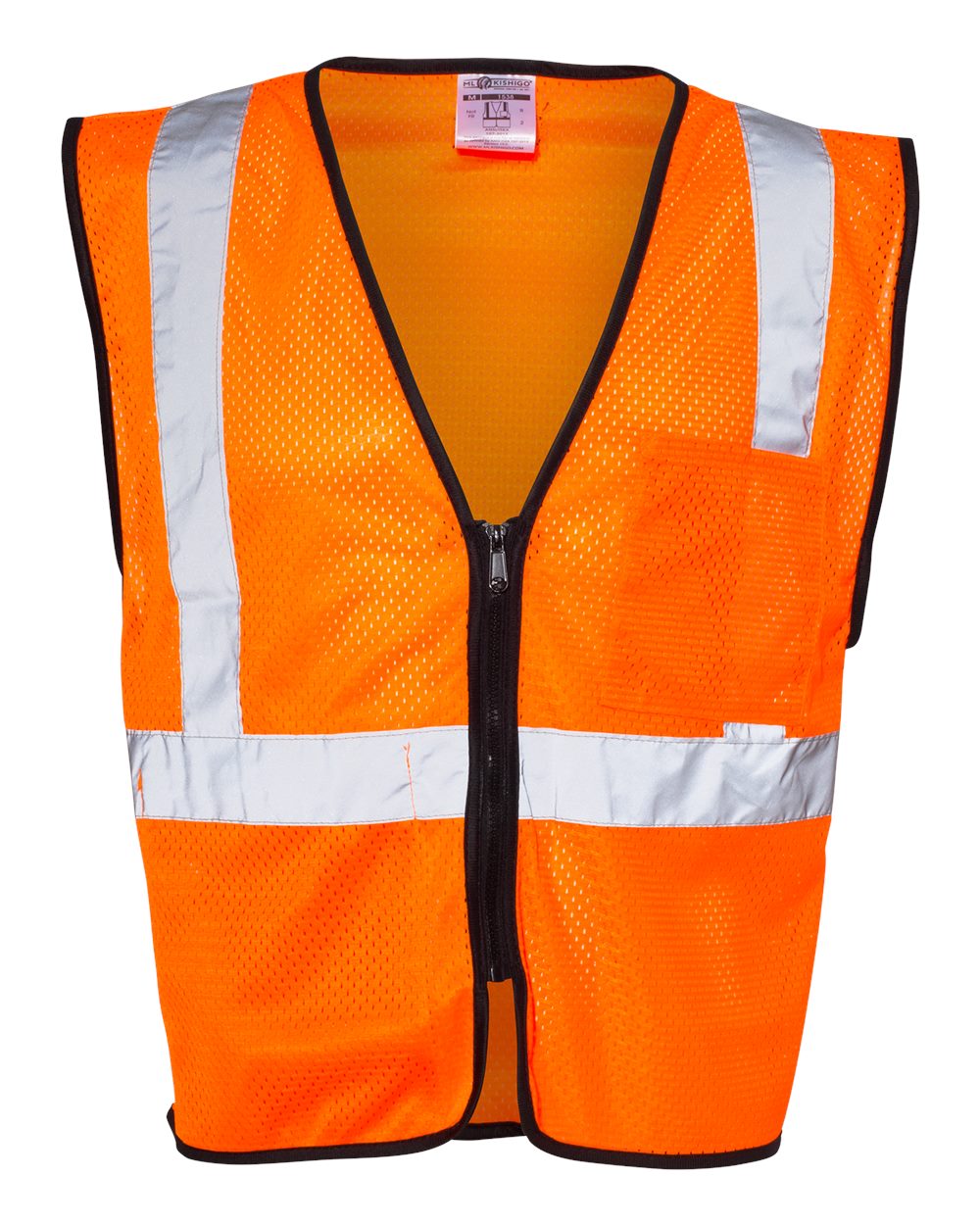 Kishigo - Double-Pocket Zippered Economy Class 2 Vest - 1537-1538
