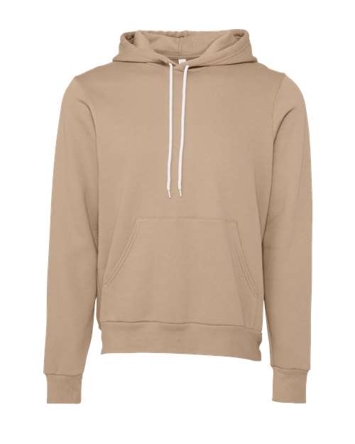 Bella+Canvas 3719 Unisex Sponge Fleece Hoodie — Premium Customizable Hoodie — Natural