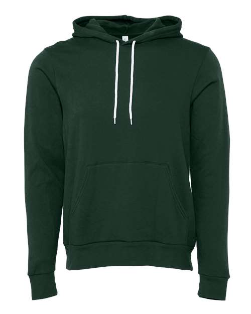 Bella+Canvas 3719 Unisex Sponge Fleece Hoodie — Premium Customizable Hoodie — Dark Grey Heather