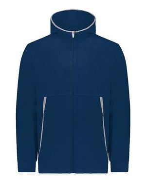 Augusta Sportswear - Eco Revive™ Youth Polar Fleece Hooded Full-Zip Jacket - 6859 Augusta Sportswear