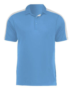 Augusta Sportswear - Two-Tone Vital Polo - Columbia Blue/ White - 5028 Augusta Sportswear