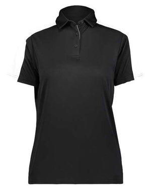 Augusta Sportswear - Women's Two-Tone Vital Polo - Black/ White - 5029 Augusta Sportswear