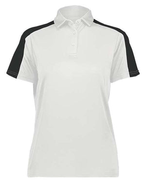 Augusta Sportswear - Women's Two-Tone Vital Polo - White/ Black - 5029 Augusta Sportswear