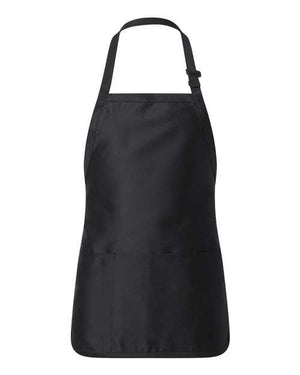 Q-Tees - Full-Length Apron with Pouch Pocket - Q4250 - Breaking Free Industries