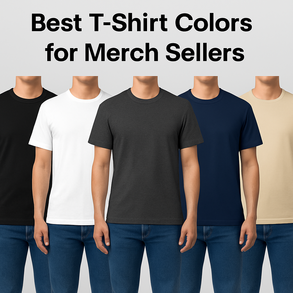 The Top 5 Best-Selling T-Shirt Colors for Merch Sellers