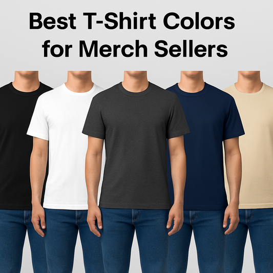 The Top 5 Best-Selling T-Shirt Colors for Merch Sellers
