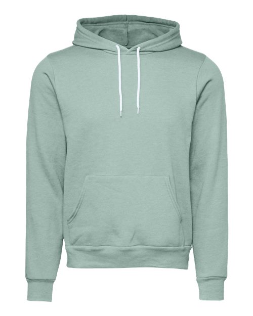 Bella+Canvas 3719 Unisex Sponge Fleece Hoodie — Premium Customizable Hoodie — Dark Grey Heather