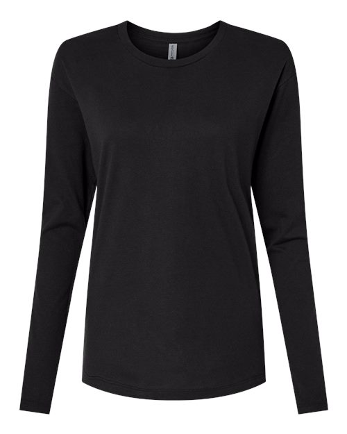 Next Level 3911 Women's Cotton Relaxed Long Sleeve T-Shirt - Premium Comfort