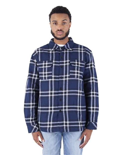 Shaka Wear Unisex Plaid Jacket | SHPFJ - Shaka Wear - Custom Apparel by Breaking Free Industries