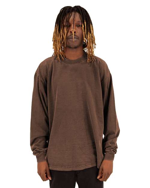 Shaka Wear Unisex Max Heavyweight Garment-Dyed Long Sleeve T-Shirt - Shaka Wear - Custom Apparel by Breaking Free Industries