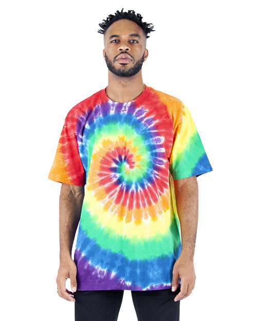Shaka Wear Unisex Max Heavyweight Tie-Dyed T-Shirt | SHTDSS - Shaka Wear - Custom Apparel by Breaking Free Industries