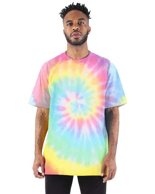 Shaka Wear Unisex Max Heavyweight Tie-Dyed T-Shirt | SHTDSS - Shaka Wear - Custom Apparel by Breaking Free Industries