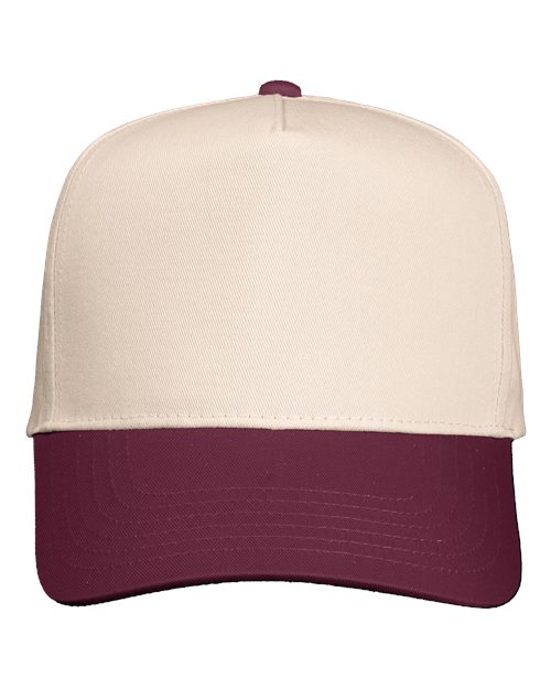 Valucap Five-Panel Twill Cap - 8869