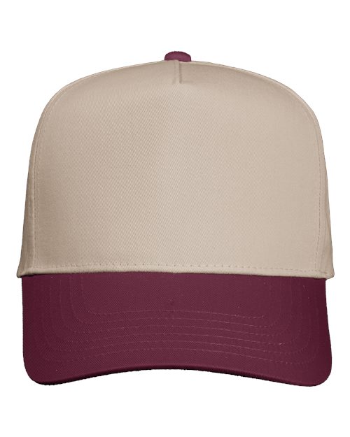 Valucap Five-Panel Twill Cap - 8869