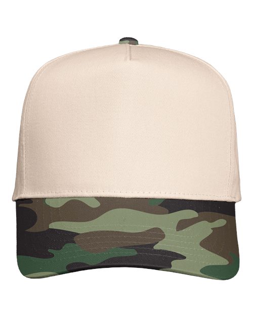 Valucap Five-Panel Twill Cap - 8869