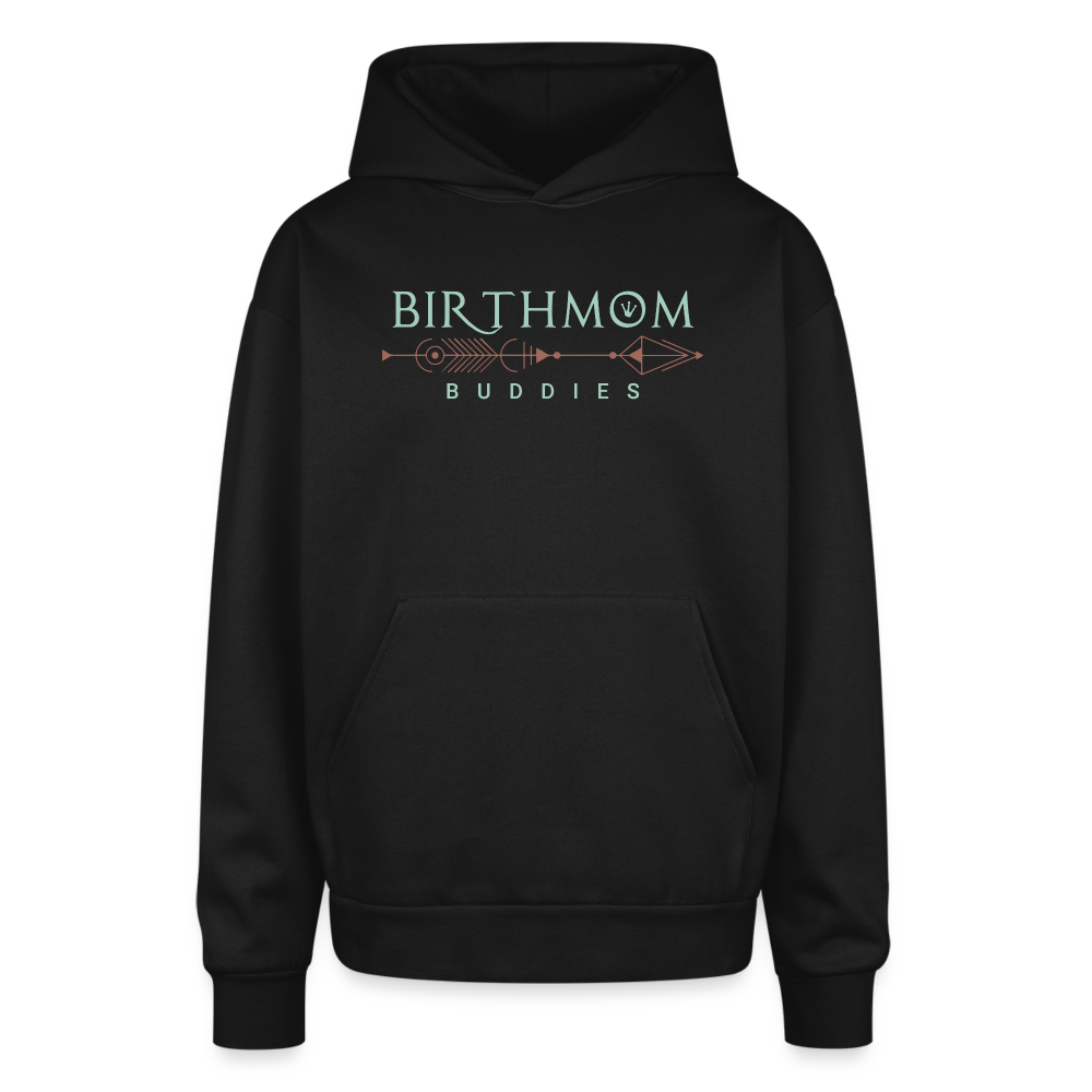 Birthmom Buddies Oversided Hoodie - black