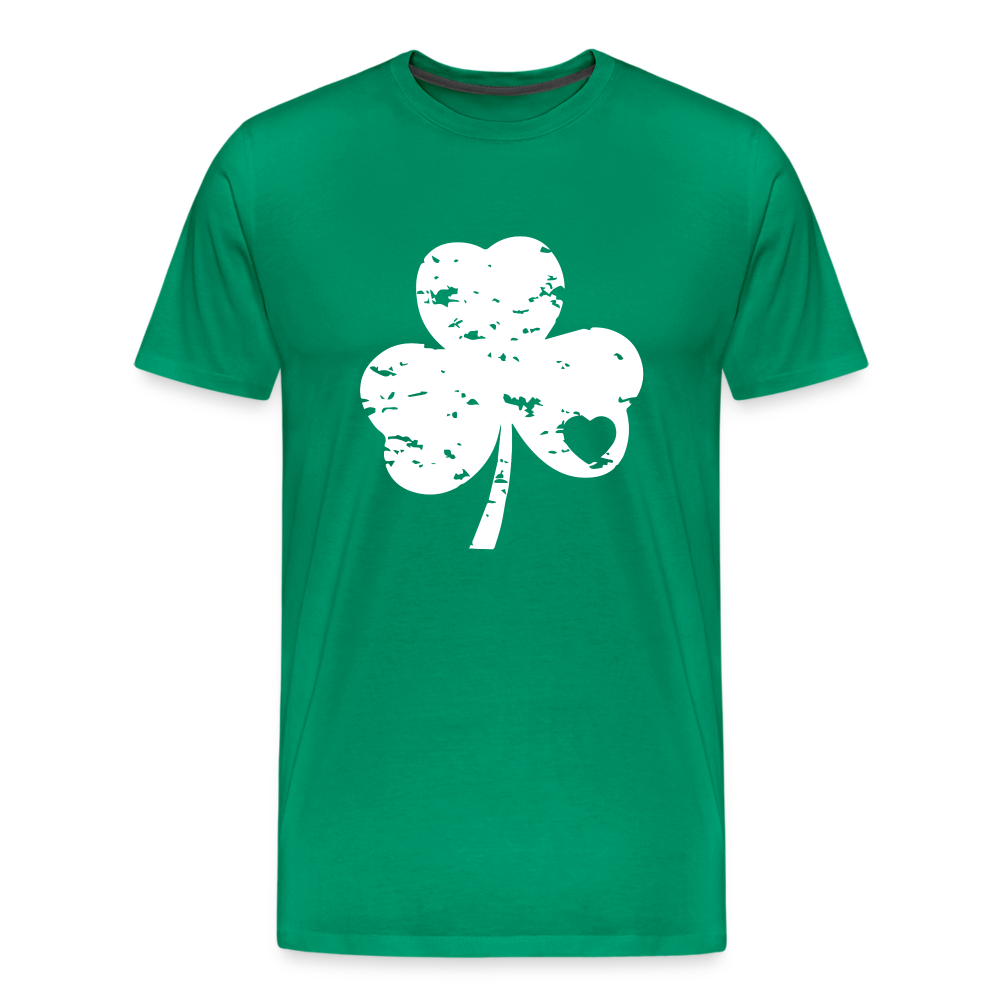 St. Patricks Distressed Graphic Tee - kelly green