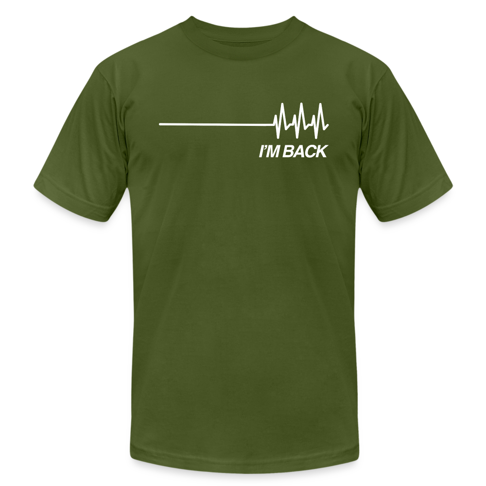 I'm Back Heart Recovery T-Shirt - olive