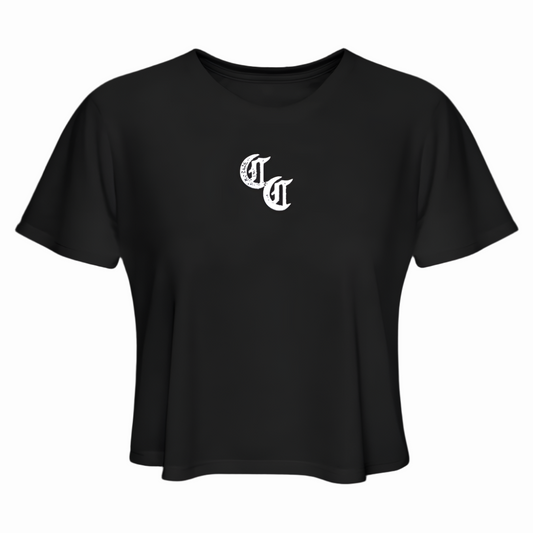 CC Women's Cropped T-Shirt - black