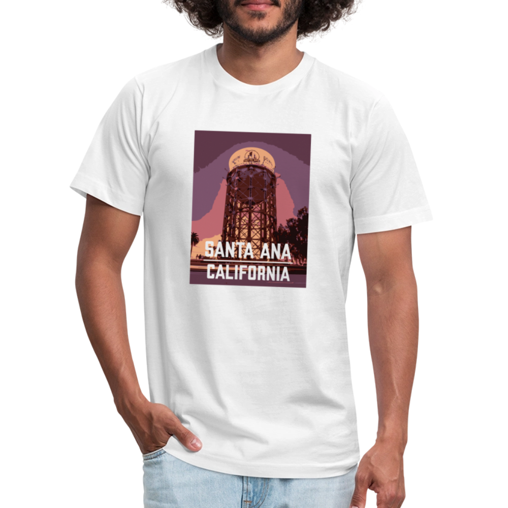 Santa Ana Water Tower Cotton Tee - white