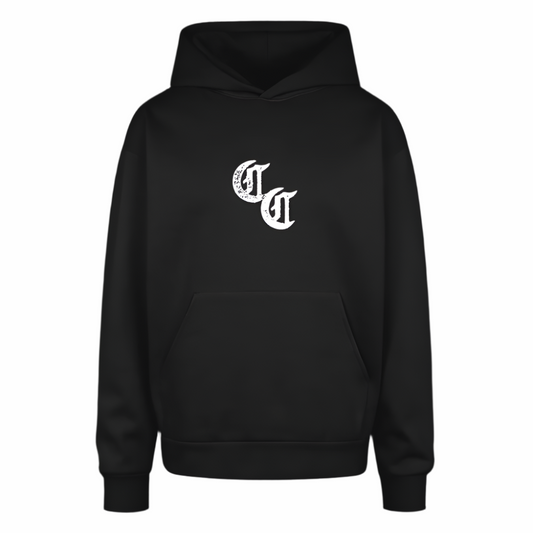 CC Oversized Hooded Sweatshirt - black