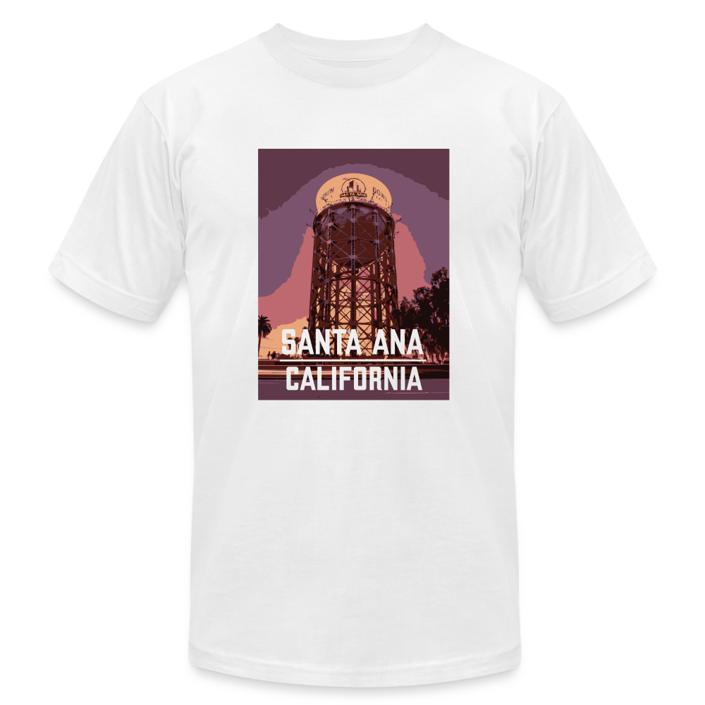 Santa Ana Water Tower Cotton Tee - white