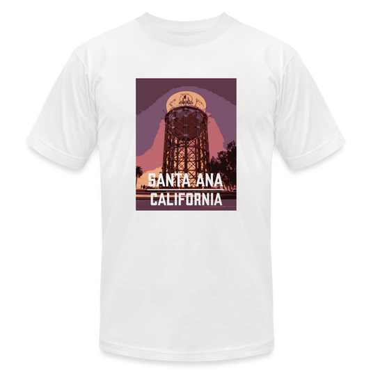 Santa Ana Water Tower Cotton Tee - white