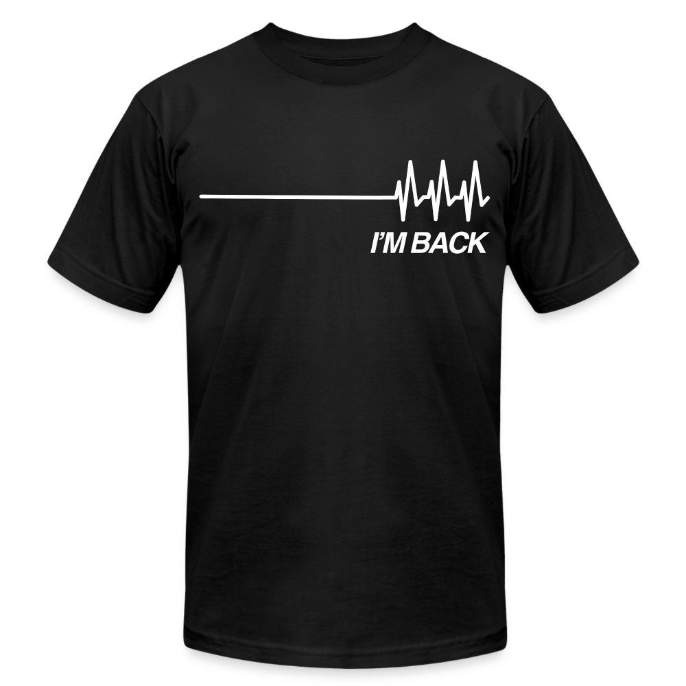 I'm Back Heart Recovery Tee - black