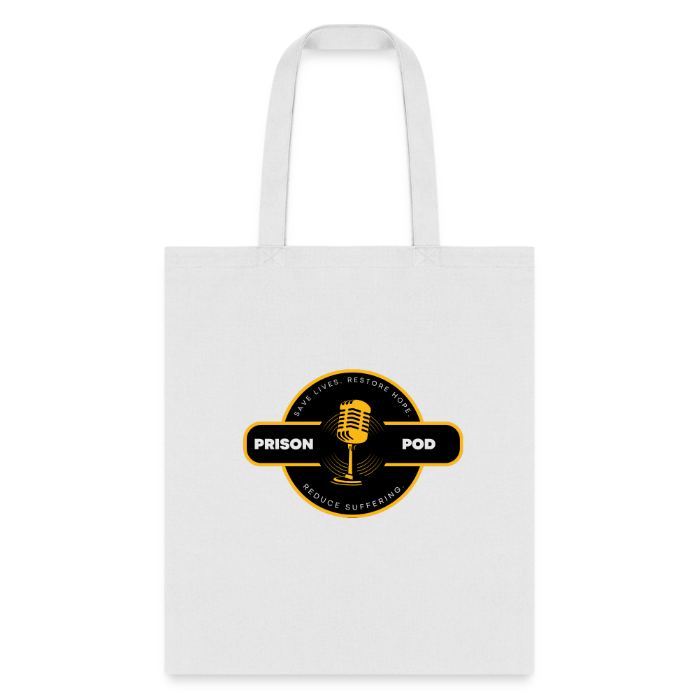 Prison Pod Tote Bag - white