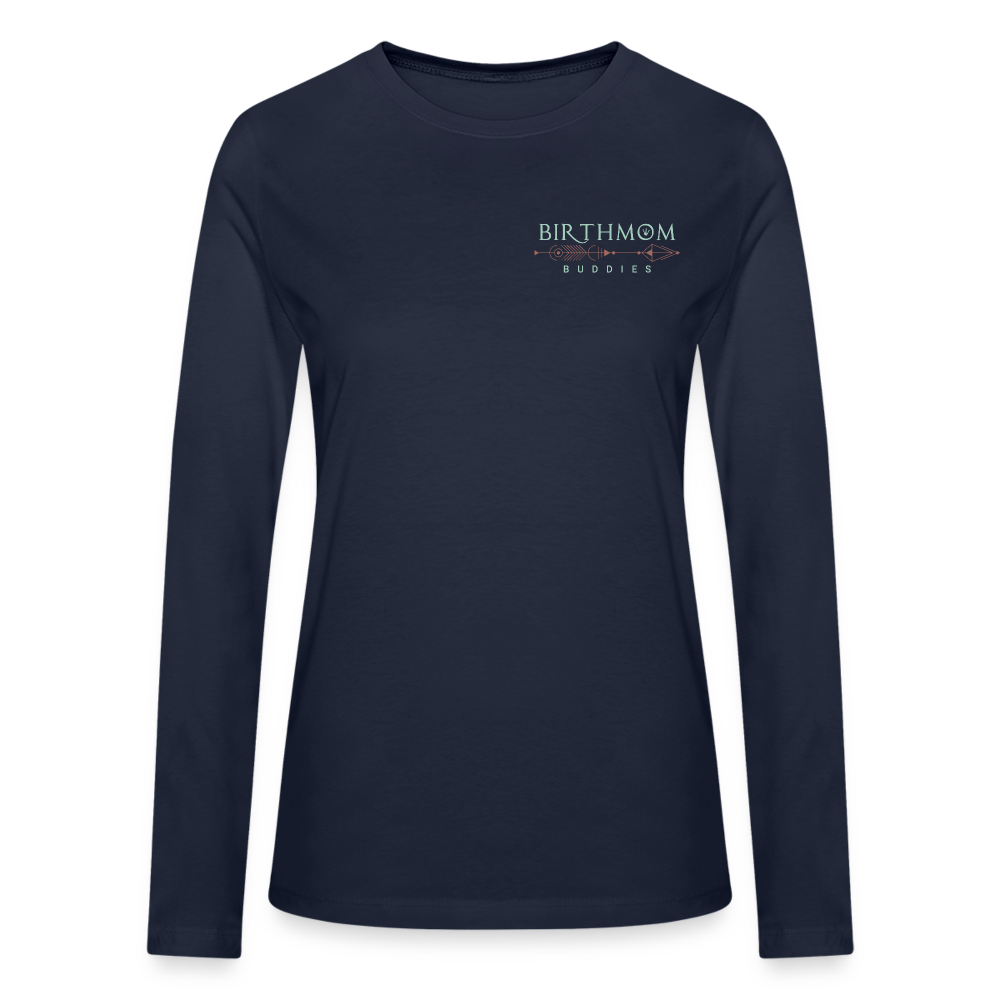 Birthmom Buddies Long Sleeved Tee - navy