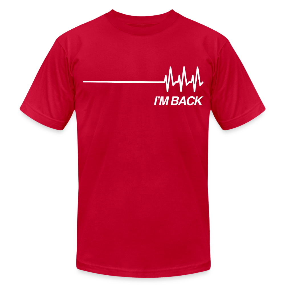 I'm Back Heart Recovery Tee - red