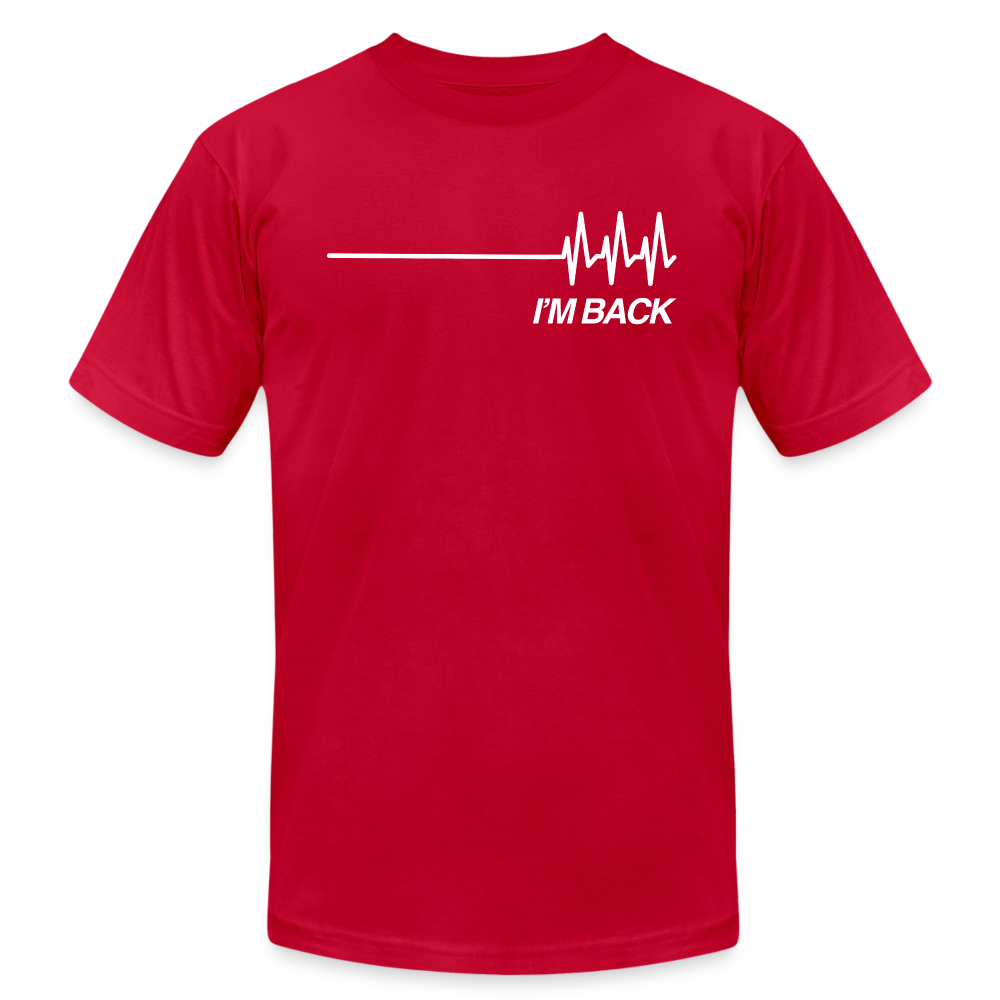 I'm Back Heart Recovery T-Shirt - red