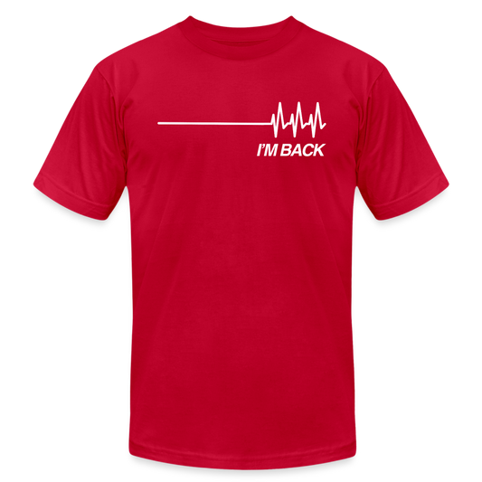 I'm Back Heart Recovery T-Shirt - red