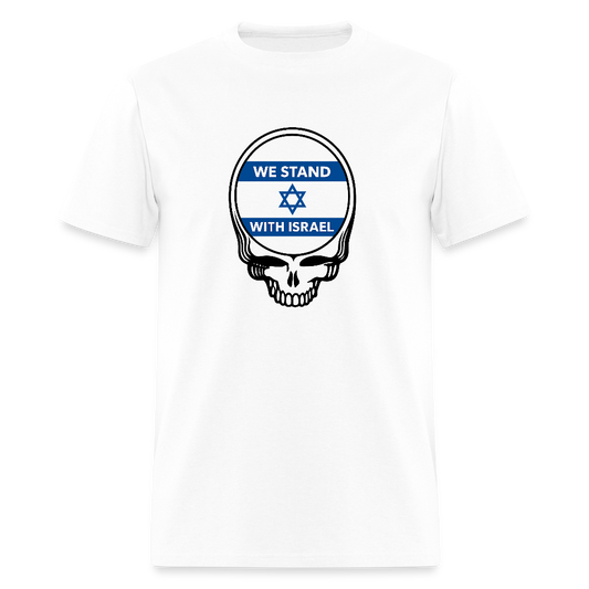 Lion of Zion We Stand with Israel - white