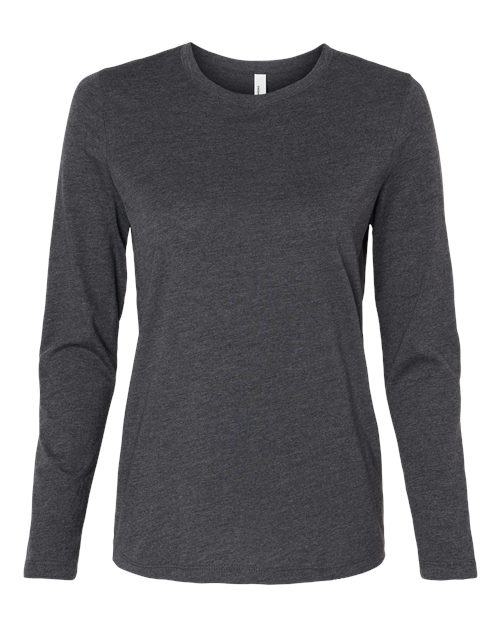 BELLA + CANVAS 6500 Women’s Jersey Long Sleeve T‑Shirt