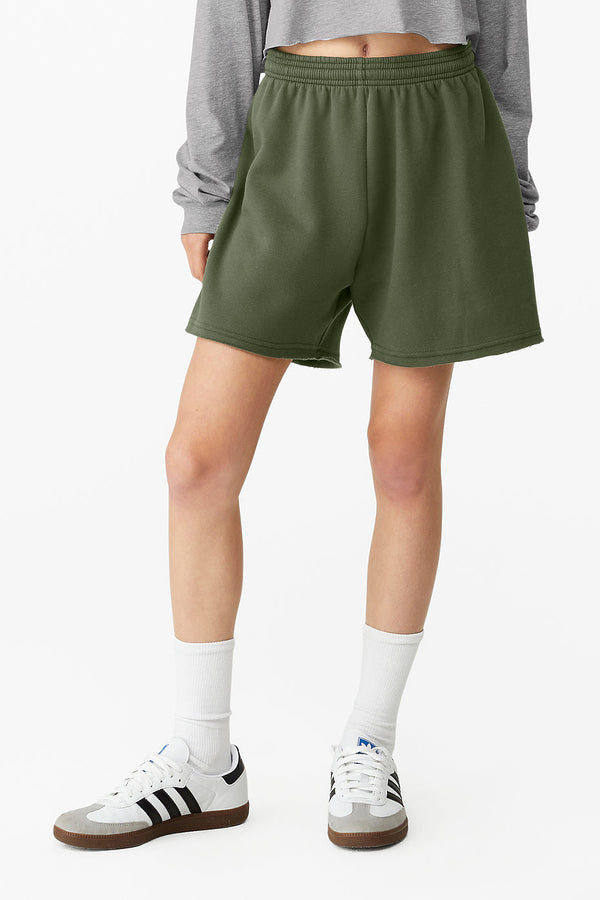 BELLA + CANVAS - FWD Fashion Women's Cutoff Fleece Shorts - 3797