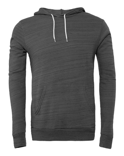 Bella+Canvas 3719 Unisex Sponge Fleece Hoodie — Premium Customizable Hoodie — Dark Grey Heather