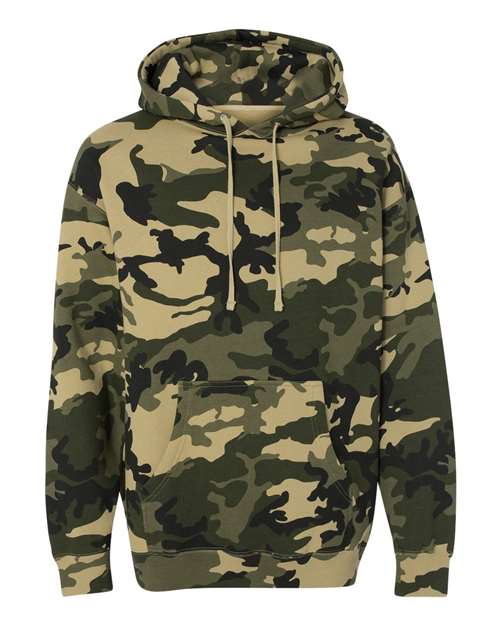 Independent Trading Co. IND4000 Midweight Hooded Sweatshirt - Unisex Cotton Polyester Hoodie