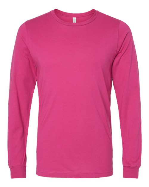 Bella+Canvas 3501 unisex long sleeve t-shirt in black