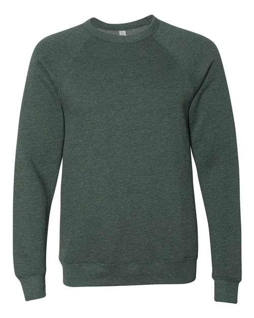 BELLA + CANVAS Unisex Sponge Fleece Raglan Crewneck Sweatshirt - BELLA + CANVAS - Custom Apparel by Breaking Free Industries