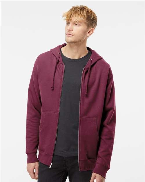 Independent Trading Co. - Midweight Full-Zip Hooded Sweatshirt - SS4500Z Independent Trading Co.