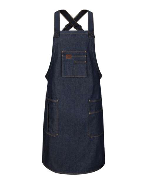 Red Cap TD20 Kitchen Apron – Durable Workwear with Adjustable Fit